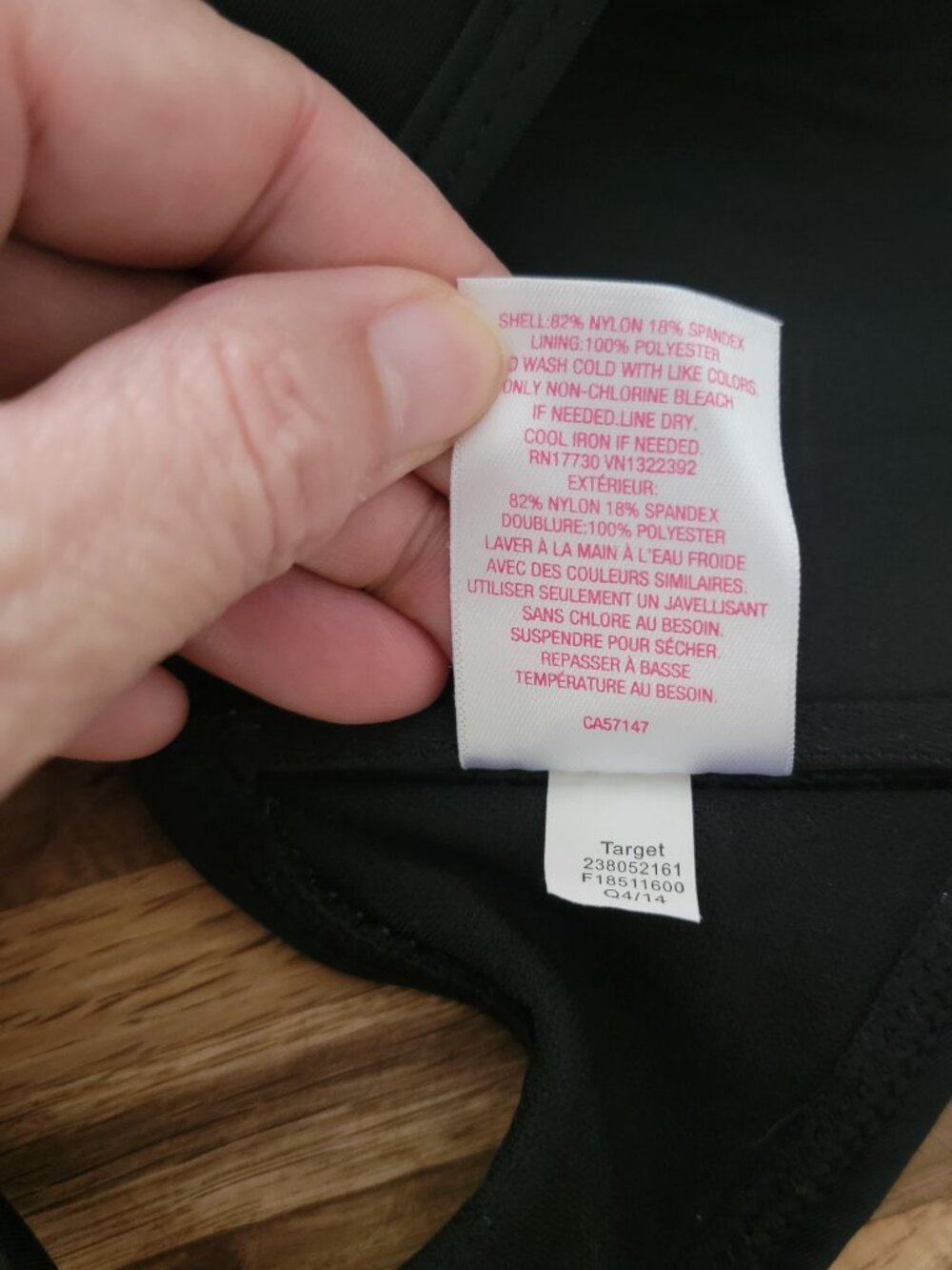 Xhilaration black eyelet strapless underwire push up bandeau bikini top - Picture 5 of 8